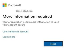 Plus d'informations requises