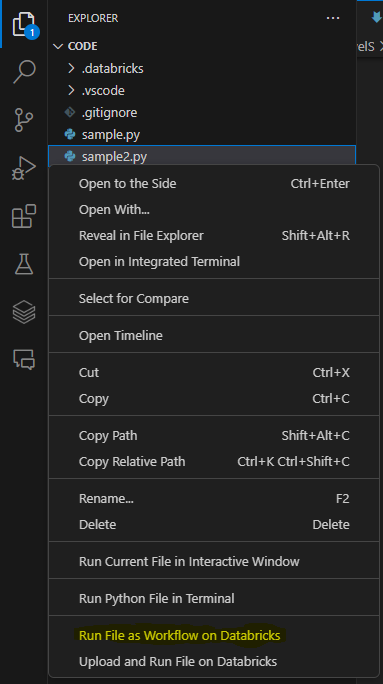 Extension Databricks