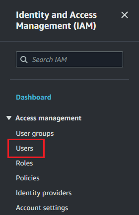 Section utilisateurs