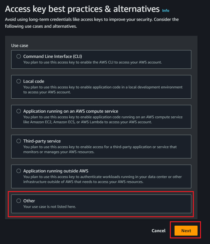 Cas d'utilisation de la clé d'accès