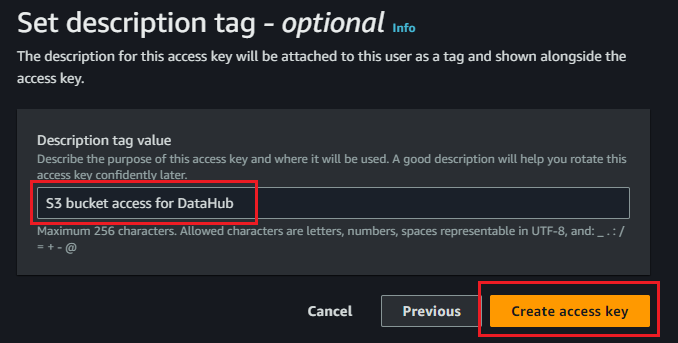 Description de la clé