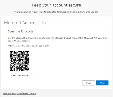 Code QR de balayage de l'AMF