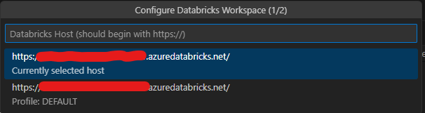 Databricks extension